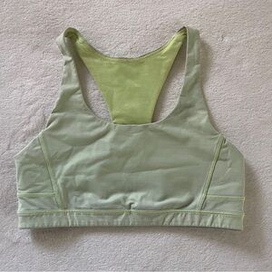 Lululemon lime green sports bra